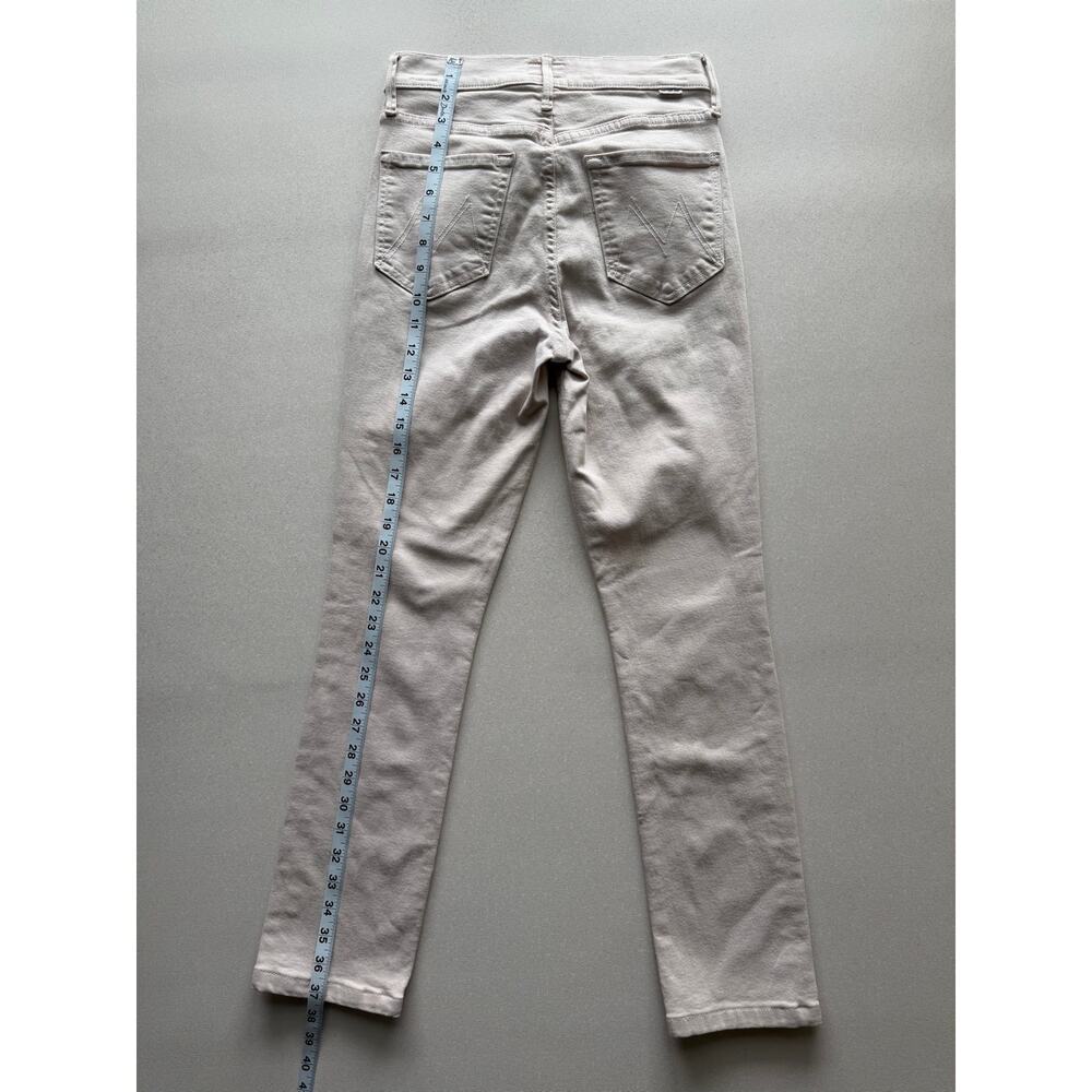 Mother Women's The Dazzler Hover Wash Pale Peach Straight Leg Jeans Size 26 - Picture 7 of 14